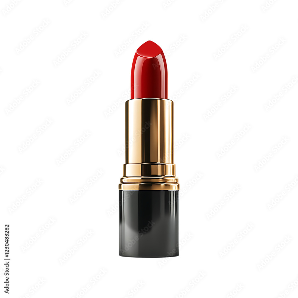 Luxurious lipstick make-up beauty product isolated on a transparent background. Luxurious lipstick make-up beauty product isolated on a transparent background.