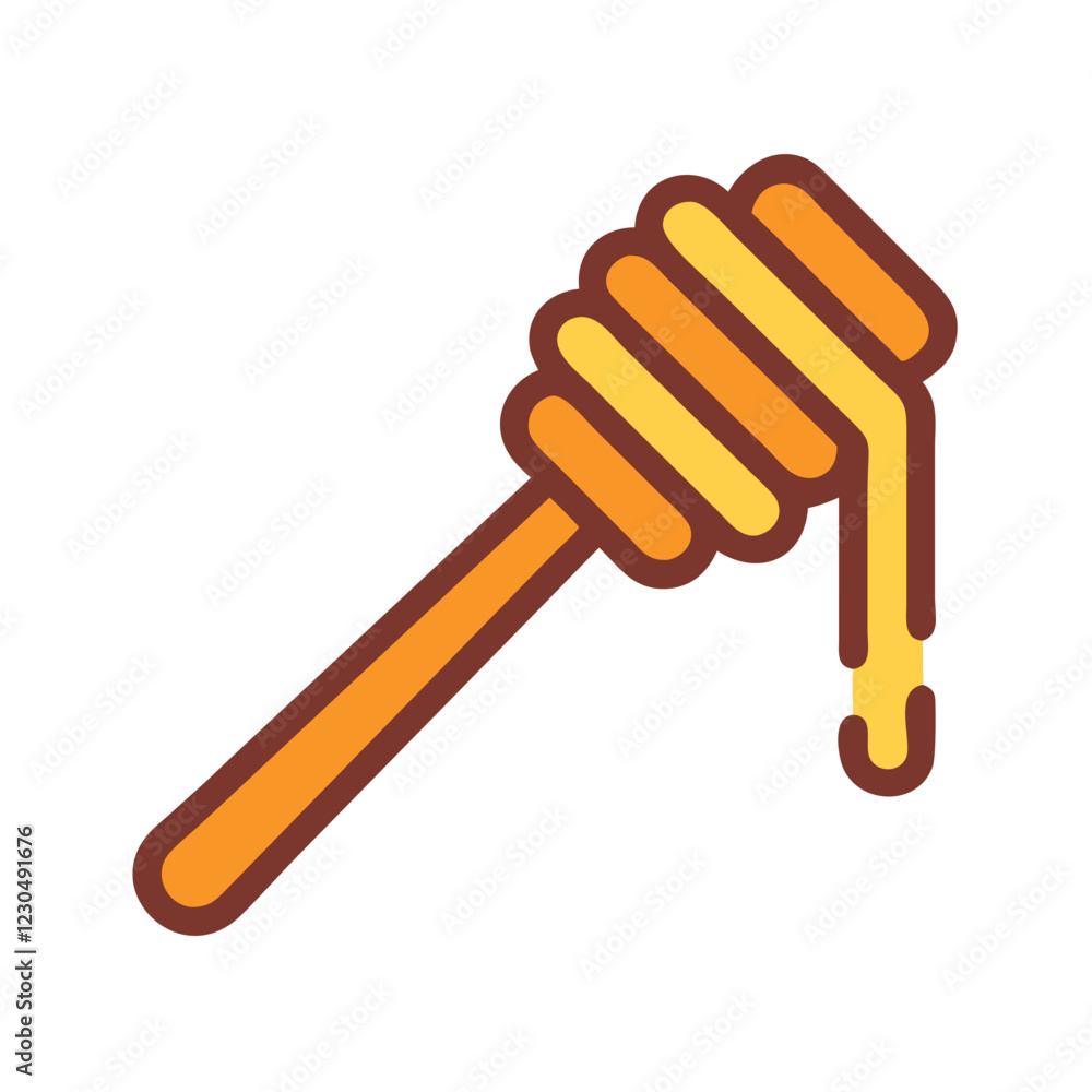 honey dipper icon design honey dipper icon design