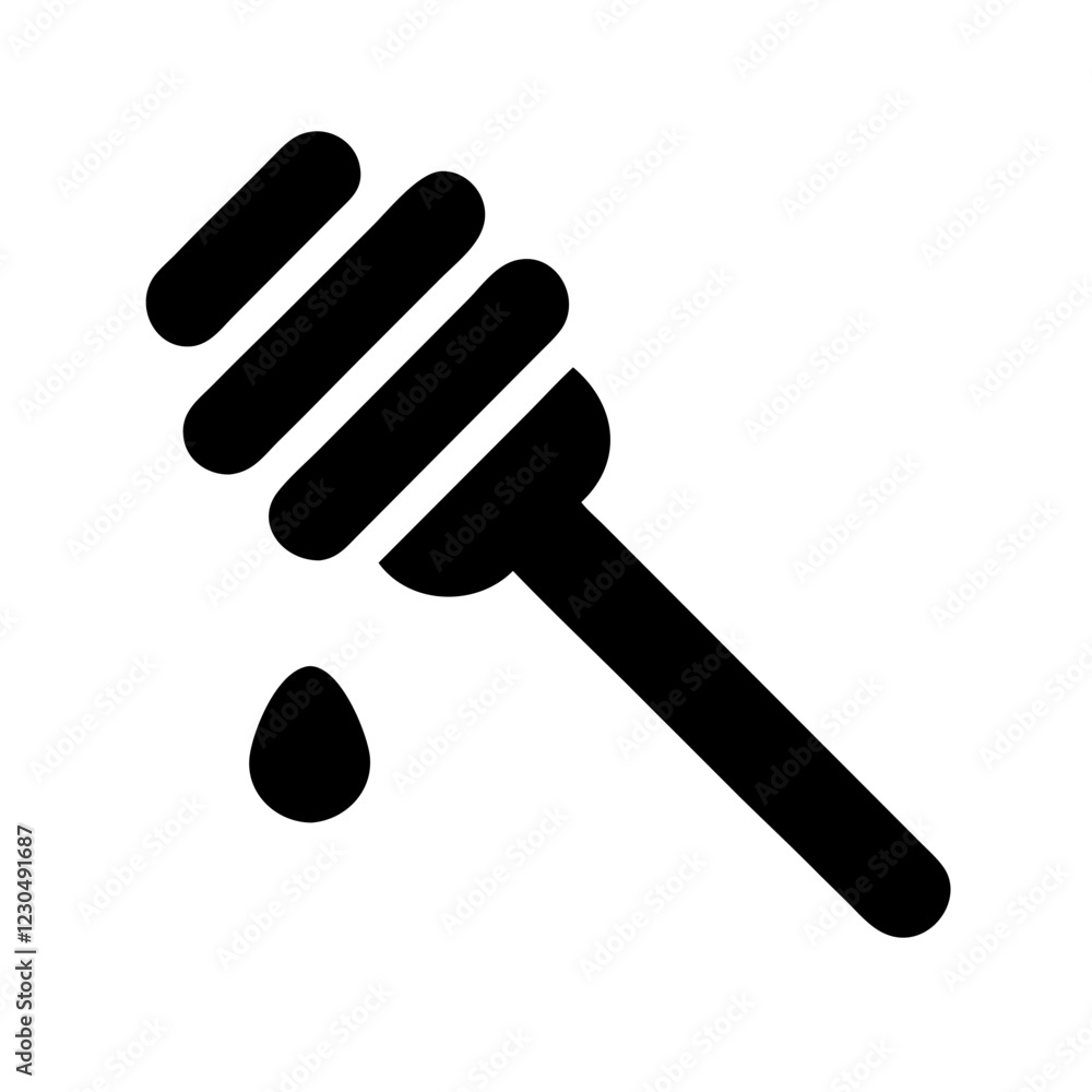 honey dipper icon design honey dipper icon design