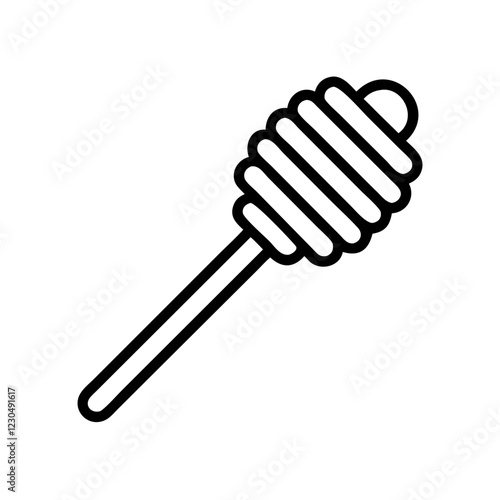 honey dipper icon design