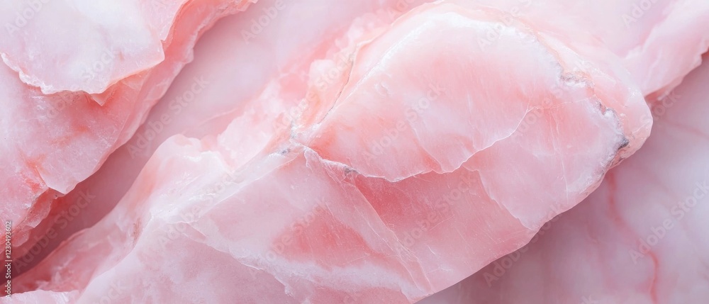 Close-up of a pile of pink himalayan salt crystals. the crystals are irregularly shaped and have a rough texture, with some areas appearing to be jagged and uneven. Close-up of a pile of pink himalayan salt crystals. the crystals are irregularly shaped and have a rough texture, with some areas appearing to be jagged and uneven.