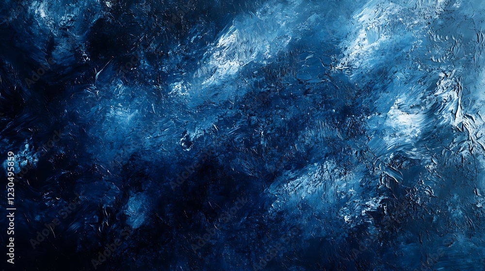 Abstract blue textured pattern, background or graphic use