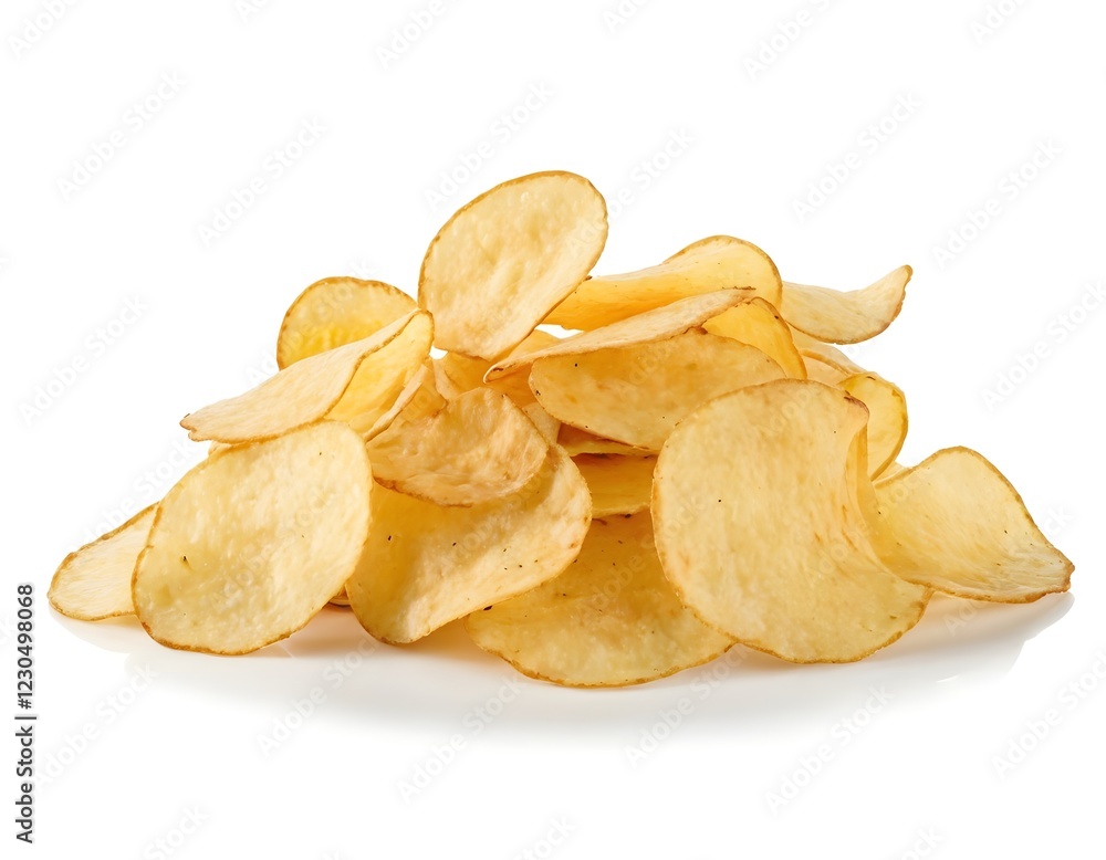 potatos chps isolated crispy cruncy healthy potatos chps isolated crispy cruncy healthy