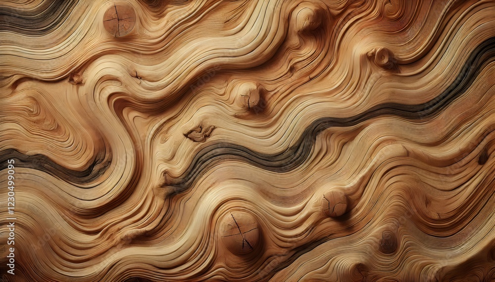 Natural wooden texture background featuring realistic wood grain with organic lines, knots, and natural imperfections Natural wooden texture background featuring realistic wood grain with organic lines, knots, and natural imperfections