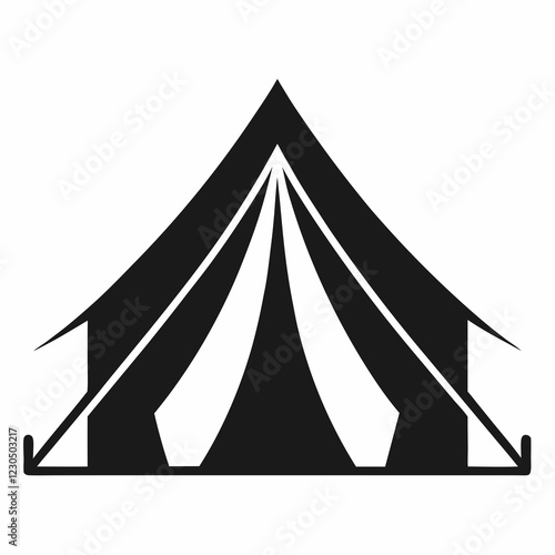 illustration of tent