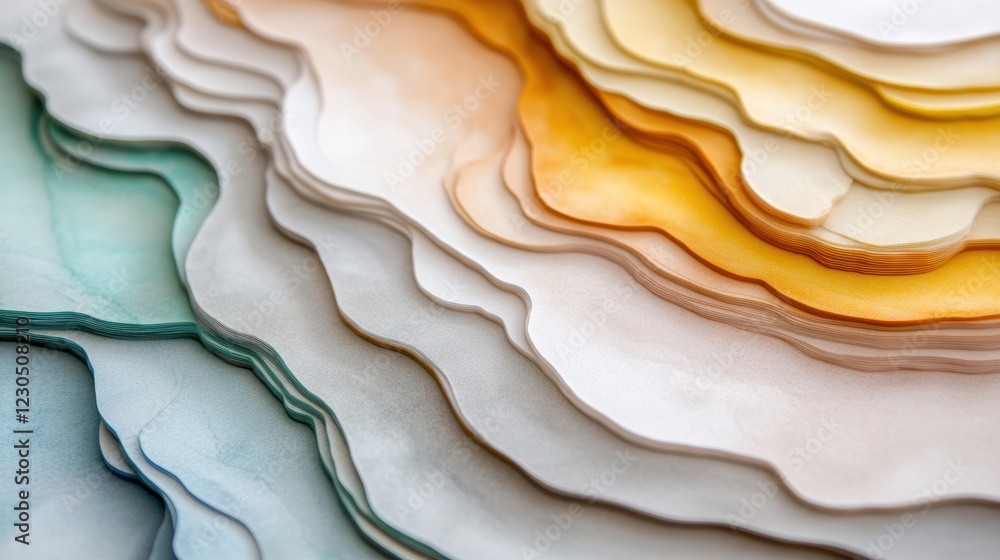 A close-up of layered textured paper in soft hues, showcasing an artistic design, Ideal for use in graphic design, backgrounds, or artistic projects, evoking creativity and elegance, A close-up of layered textured paper in soft hues, showcasing an artistic design, Ideal for use in graphic design, backgrounds, or artistic projects, evoking creativity and elegance,