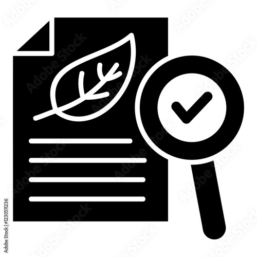 Environmental Policy Glyph Icon