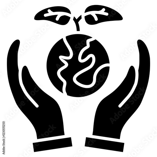 Conservation Glyph Icon