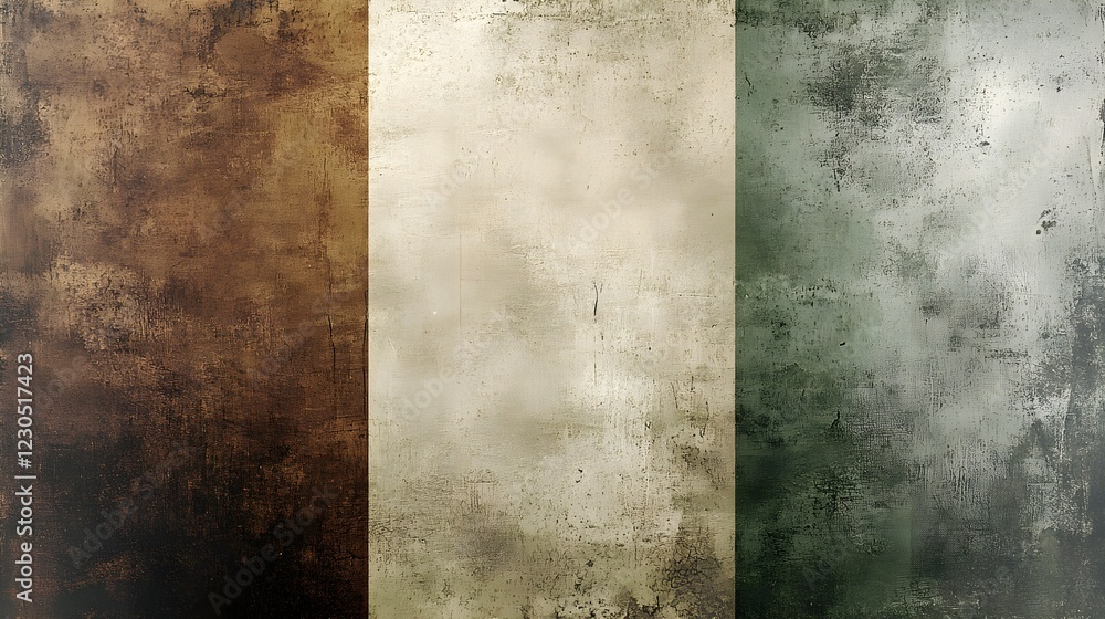 Muted earth-tone gradient blending beige, brown, and green. Muted earth-tone gradient blending beige, brown, and green.