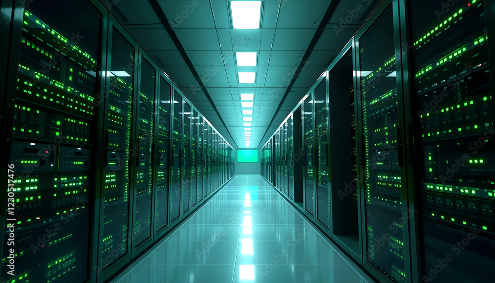 Green energy and data center illustration , with white tonespng Green energy and data center illustration , with white tonespng