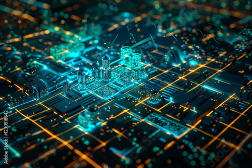 Cyber Cityscape: A Digital Metropolis