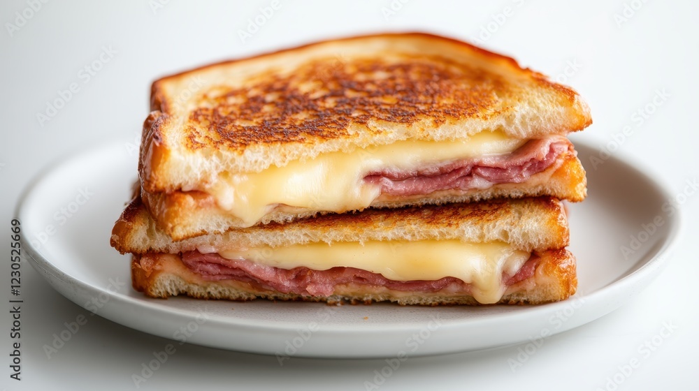 An appetizing stack of grilled cheese sandwiches, perfectly toasted and oozing with melted cheese, capturing the essence of comfort food at its best. An appetizing stack of grilled cheese sandwiches, perfectly toasted and oozing with melted cheese, capturing the essence of comfort food at its best.