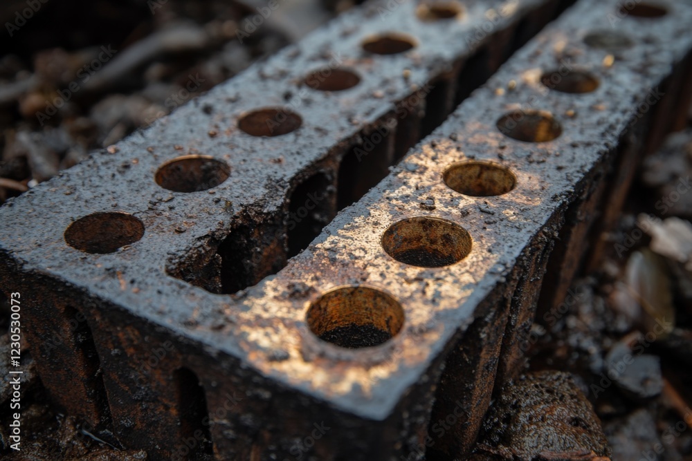Weathered Industrial Brick Weathered Industrial Brick