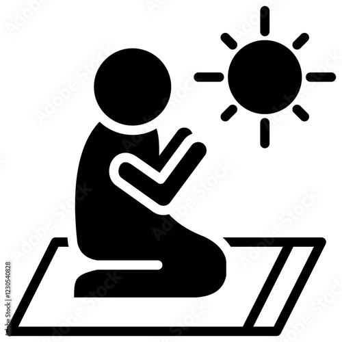 Zuhar Prayer Icon
