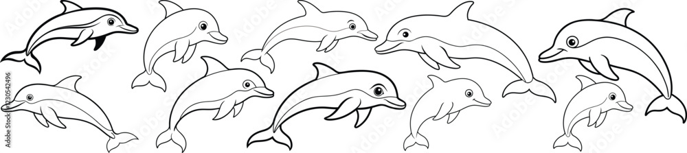 monochrome coloring page dolphin monochrome coloring page dolphin