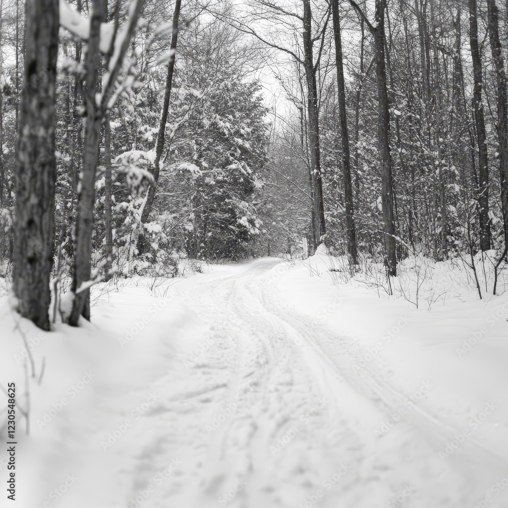 Winter road in the woods. Winter road in the forest. Winter road. Winter road in the woods. Winter road in the forest. Winter road.
