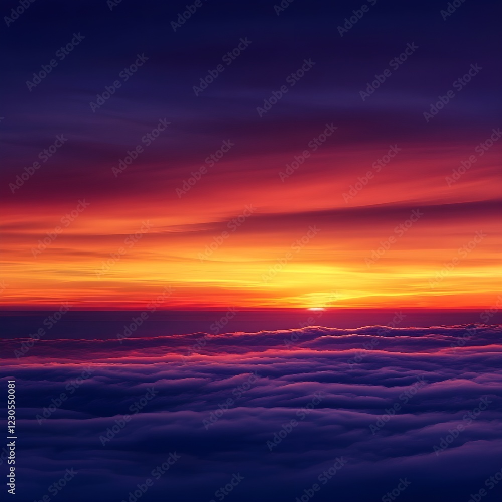 Vibrant sunset gradient transitioning from orange to purple. Vibrant sunset gradient transitioning from orange to purple.