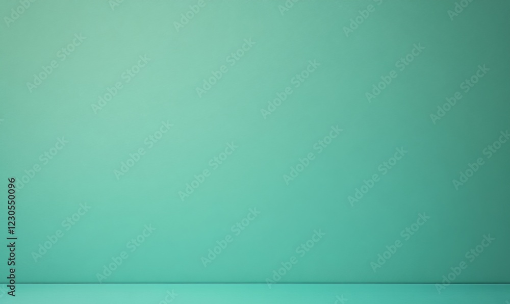 Simple teal background with subtle gradient and floor. Simple teal background with subtle gradient and floor.