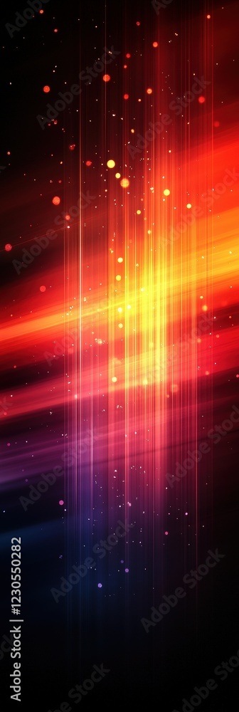 Abstract Red and Blue Light Streaks Background. Abstract Red and Blue Light Streaks Background.