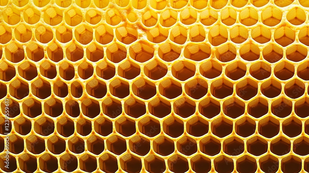Closeup Honeycomb Texture Background Golden Honeycomb Pattern Closeup Honeycomb Texture Background Golden Honeycomb Pattern