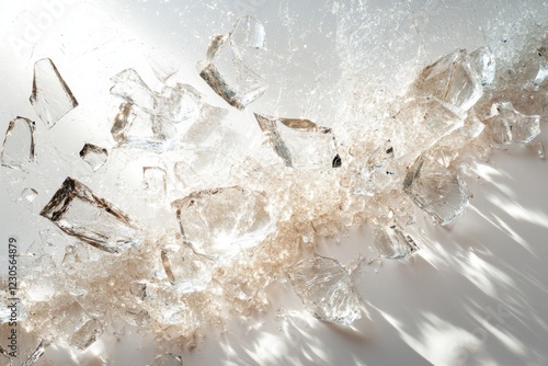 Shattered Glass Explosion