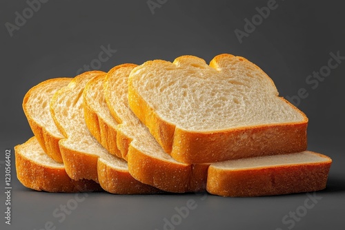Stack of Sliced White Bread