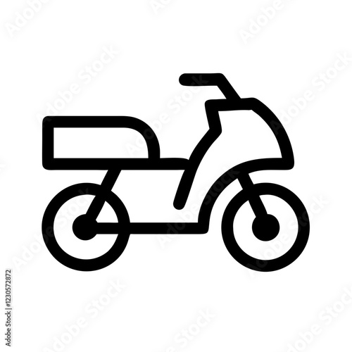 motorbike icon design