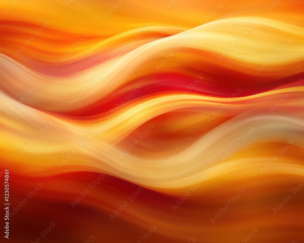 Fototapeta premium Colorful abstract wave pattern design.