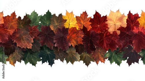 Wallpaper Mural Colorful autumn leaves in various shades. Torontodigital.ca