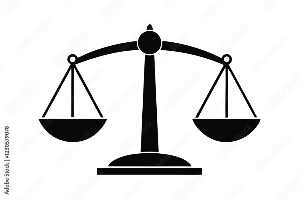 A balance scale vector art silhouette design2.eps A balance scale vector art silhouette design2.eps