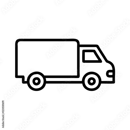 mover truck icon design