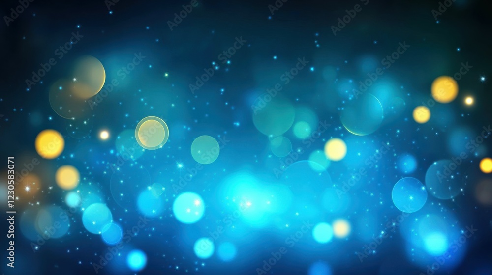 Abstract Blue Defocused bokeh background Abstract Blue Defocused bokeh background