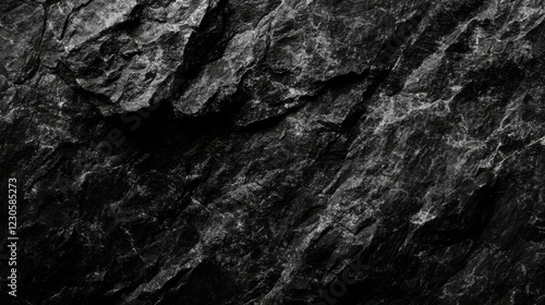 Wallpaper Mural Black or dark gray rough grainy stone texture background Torontodigital.ca