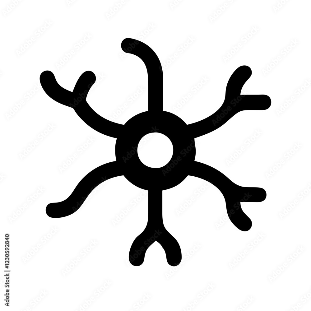Obraz premium neuron icon design