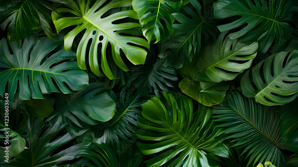 green leaves background green leaves background