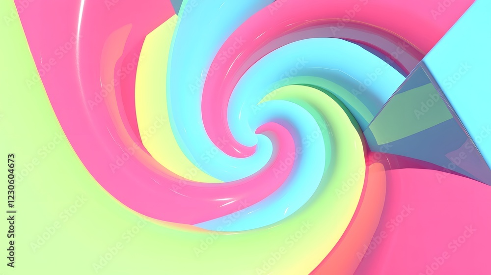 Abstract Swirling Pastel Colors Background Design Abstract Swirling Pastel Colors Background Design