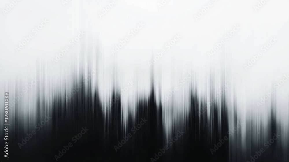 Black and white abstract background with vertical lines that create a sense of movement and depth. the lines are arranged in a diagonal pattern, creating a waveform-like effect. Black and white abstract background with vertical lines that create a sense of movement and depth. the lines are arranged in a diagonal pattern, creating a waveform-like effect.