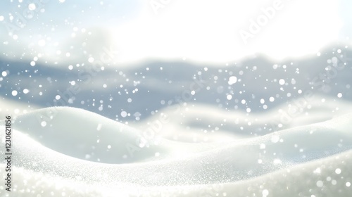 Wallpaper Mural Sparkling Winter Snow Landscape Background Image Torontodigital.ca