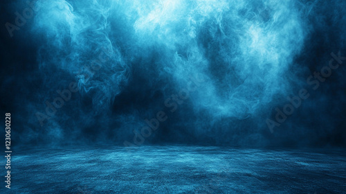 Wallpaper Mural Abstract black turquoise blue blurred background with rough grunge grain texture, dark green glowing gradient, and noise effect, minimalistic bright light tone with empty caption space

 Torontodigital.ca