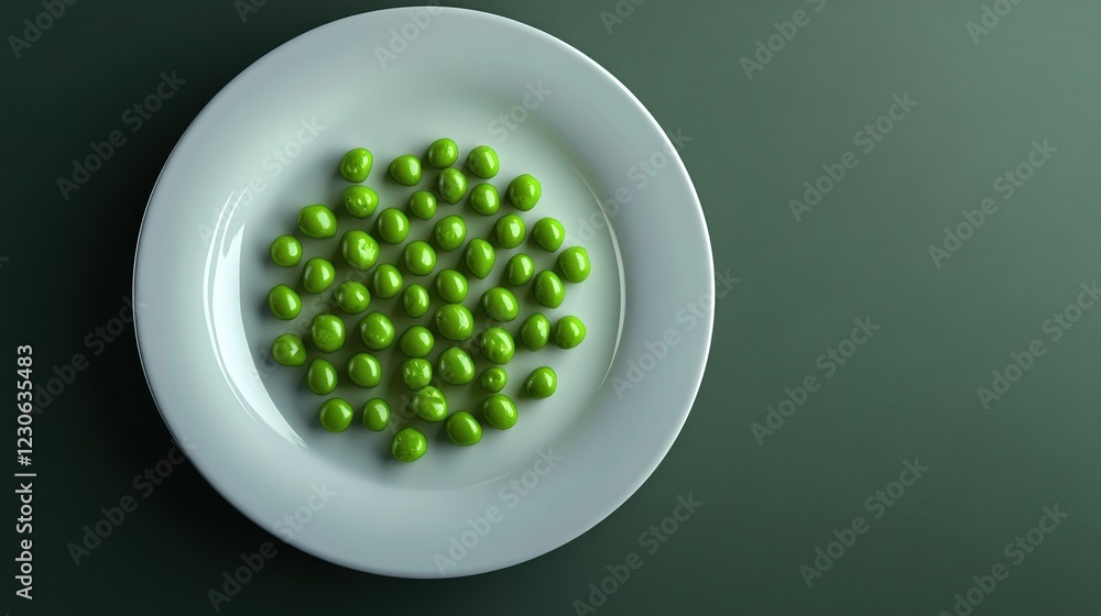 Green beans on a plate. Healthy food concept. Green beans on a plate. Healthy food concept.