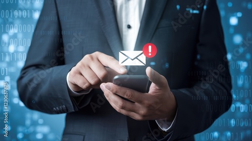 Urgent Email Notification on Smartphone