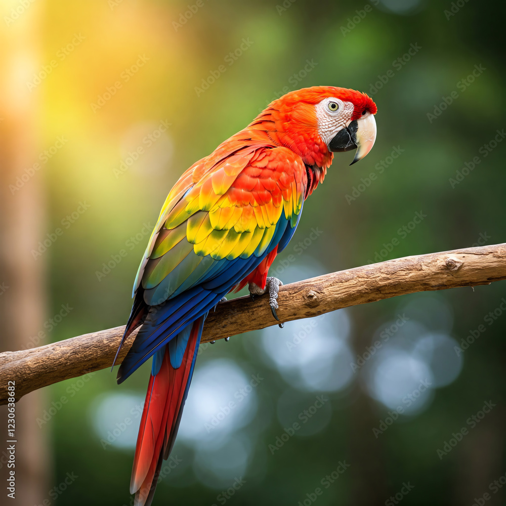 Obraz premium blue and yellow macaw
