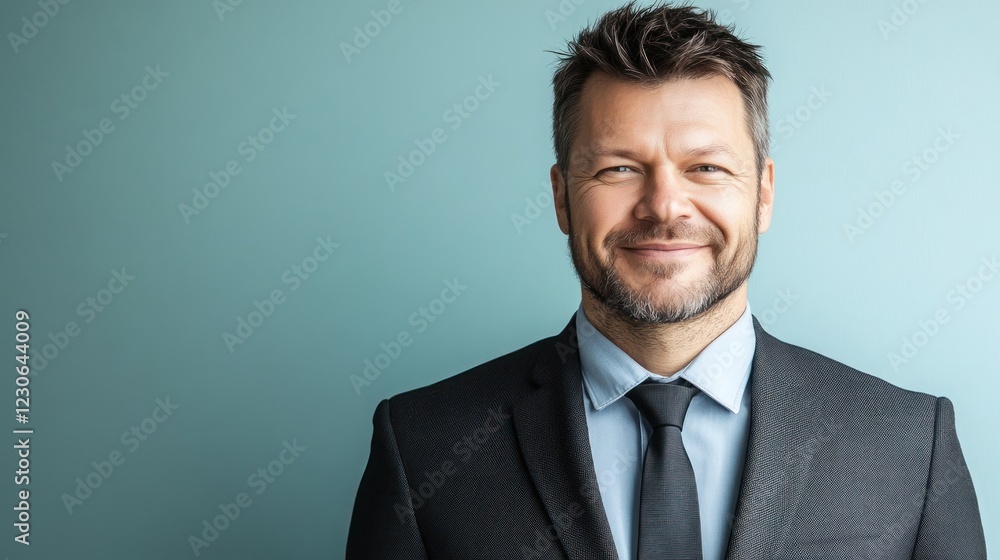 Portrait of a smiling businessman in a suit Portrait of a smiling businessman in a suit