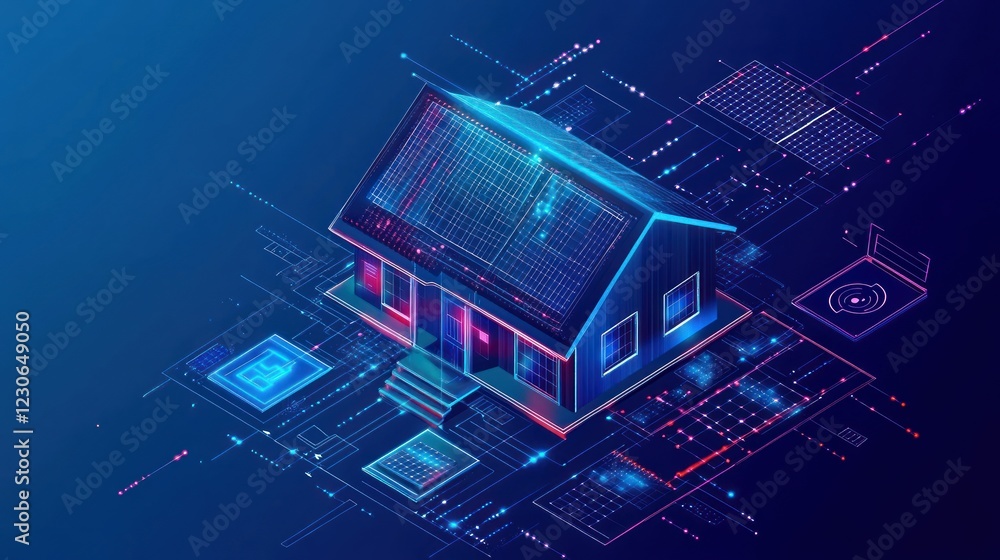 Smart Home Technology Solar Energy Integrated System Smart Home Technology Solar Energy Integrated System