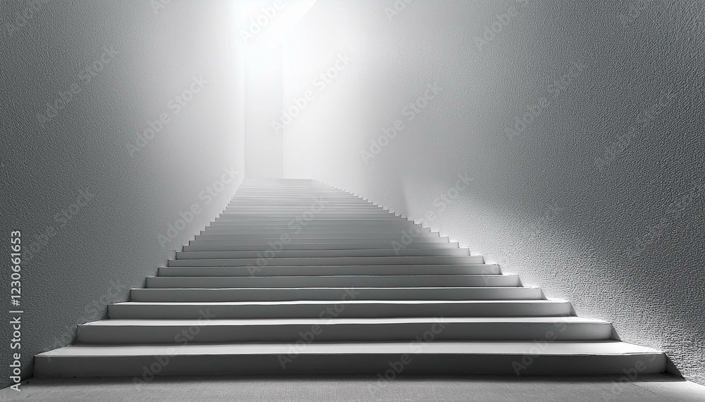 elegant neutral gray gradient backdrop with minimalist staircase and soft light effect elegant neutral gray gradient backdrop with minimalist staircase and soft light effect