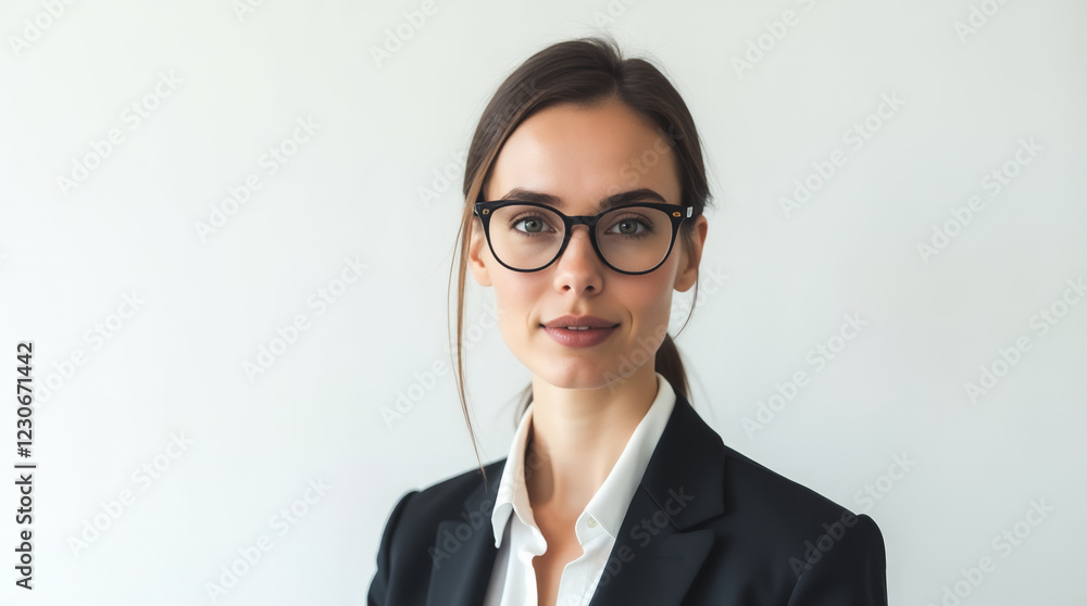 Medium Shot of a Scandinavian Businesswoman in Professional Attire Medium Shot of a Scandinavian Businesswoman in Professional Attire