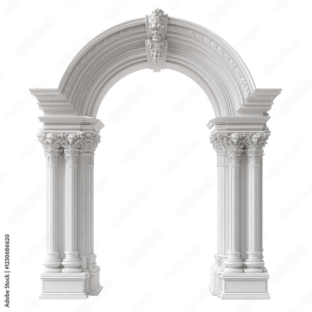 Obraz premium columns of a column