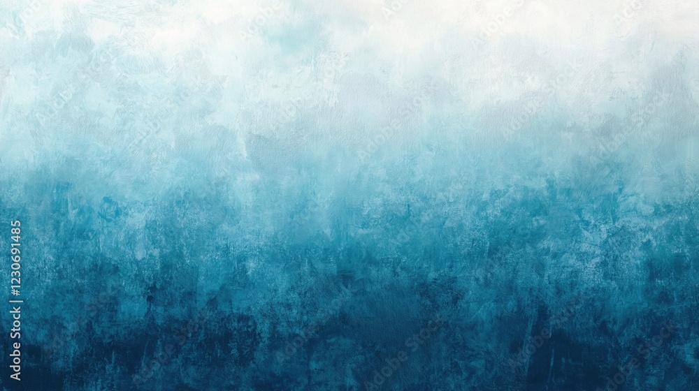 Obraz premium Seamless ombre background with textured blue gradient transition