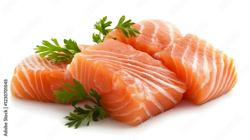 Fresh salmon fillets, ready to cook. Healthy and delicious seafood. Fresh salmon fillets, ready to cook. Healthy and delicious seafood.