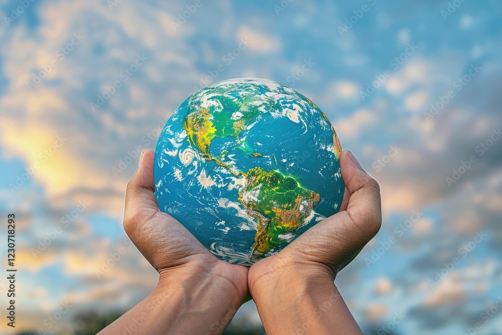 Earth Day theme Save and protect our green planet. Earth Day theme Save and protect our green planet.